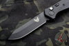 Benchmade Mediator Out The Side OTS Black Body With Black Reverse Tanto Blade 8551BK