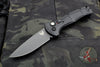 Benchmade Claymore OTS Auto Knife- Black Body- Grey Plain Edge Blade 9070BK