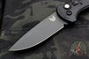 Benchmade Claymore OTS Auto Knife- Black Body- Grey Plain Edge Blade 9070BK