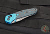Benchmade Gold Class- Mini Osbourne- Reverse Tanto- Artic Storm Fat Carbon Fiber Scale- Damasteel Blade SN2654