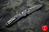 Benchmade Mini Osbourne- Manual Folder- Reverse Tanto- Black Handle- Black Blade- Blue Liner and Backspacer- Axis lock 945BK-1
