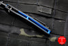 Benchmade Mini Osbourne- Manual Folder- Reverse Tanto- Black Handle- Black Blade- Blue Liner and Backspacer- Axis lock 945BK-1
