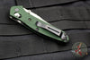 Benchmade Mini Osbourne- Reverse Tanto- Green Handle- Satin Blade 945