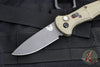 Benchmade Mini Claymore OTS Auto Knife- OD Green Body- Dark Gray Plain Edge Blade 9570BK-1
