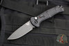 Benchmade Mini Claymore OTS Auto Knife- Black Body- Dark Gray Plain Edge Blade 9570BK