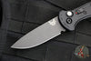 Benchmade Mini Claymore OTS Auto Knife- Black Body- Dark Gray Plain Edge Blade 9570BK
