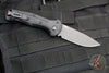 Benchmade Mini Claymore OTS Auto Knife- Black Body- Dark Gray Plain Edge Blade 9570BK