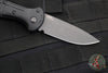 Benchmade Mini Claymore OTS Auto Knife- Black Body- Dark Gray Plain Edge Blade 9570BK