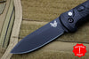Benchmade Casbah Out The Side OTS Black Body With Black Drop Point Blade 4400BK