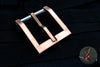 Blackside Customs Modular Belt Buckle - Copper with SS Hardware- Carbon Fiber Inlay!
