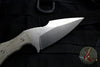 Borka Blades SB1 Fixed Blade -Stonewash with Green Micarta Scales