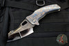 Borka Blades- Marfione- Bond Knives Collaboration- Shylock- Root Beer Finished Samhain Scene- Compound Grind- DLC Diamond Wash Finished Blade