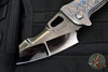 Borka Blades- Marfione- Bond Knives Collaboration- Shylock- Root Beer Finished Samhain Scene- Compound Grind- DLC Diamond Wash Finished Blade