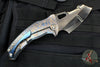 Borka Blades- Marfione- Bond Knives Collaboration- Shylock- Root Beer Finished Samhain Scene- Compound Grind- DLC Diamond Wash Finished Blade