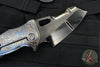 Borka Blades- Marfione- Bond Knives Collaboration- Shylock- Root Beer Finished Samhain Scene- Compound Grind- DLC Diamond Wash Finished Blade
