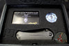 Borka Blades/Marfione Custom Knives Collaboration SBKF Custom Folder Set- Carboquartz with DLC Finished Blade And Hitex Tritium Inlaid Chip