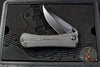 Borka Blades/Marfione Custom Knives Collaboration SBKF Custom Folder Set- Carboquartz with DLC Finished Blade And Hitex Tritium Inlaid Chip
