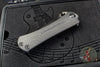 Borka Blades/Marfione Custom Knives Collaboration SBKF Custom Folder Set- Carboquartz with DLC Finished Blade And Hitex Tritium Inlaid Chip