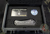 Borka Blades/Marfione Custom Knives Collaboration SBTF Custom Folder Set- Carboquartz with DLC Finished Blade And Hitex Tritium Inlaid Chip