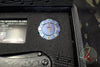 Borka Blades/Marfione Custom Knives Collaboration SBTF Custom Folder Set- Carboquartz with DLC Finished Blade And Hitex Tritium Inlaid Chip