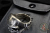 Borka Blades Silver Skull Ring- "Who Dares Wins" - Various Sizes