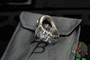 Borka Blades Silver Skull Ring- "Who Dares Wins" - Various Sizes