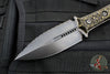 Borka Custom SBD- Double Edge Dagger- 2Saints Skull Custom Handle Scales- DLC Full Serrated Blade- Last One