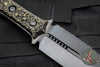 Borka Custom SBD- Double Edge Dagger- 2Saints Skull Custom Handle Scales- DLC Full Serrated Blade- Last One