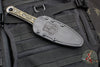 Borka Custom SBD- Double Edge Dagger- 2Saints Skull Custom Handle Scales- DLC Full Serrated Blade- Last One