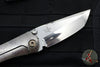 Borka Blades/Sean Marfione Summit Collaboration SBTF Custom Folder - Bloodwash Finished Titanium- Diamond Wash Finished Blade