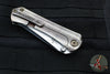 Borka Blades/Sean Marfione Summit Collaboration SBTF Custom Folder - Bloodwash Finished Titanium- Diamond Wash Finished Blade