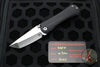 Borka Blades Custom Knives SBTF Custom Folder - Satin- Stonewash Ti And Black G-10