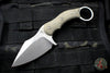 Borka Blades SRambit Fixed Blade -Stonewash with Green Micarta Scales