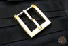 Blackside Customs Modular Belt Buckle - Brass with SS Hardware