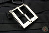 Blackside Customs Modular Belt Buckle - Titanium- Stonewashed