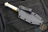 Blackside Customs Fedele X- Tanto Edge- Beskar Blade- Brass Scales- BSC-FX-BESKAR