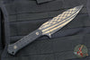 Blackside Customs Fedele X- Tanto Edge- Patriot Blade- Black G-10 Scales BSC-FX-PATRIOT-BLKG10