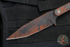 Blackside Customs Fedele X- Tanto Edge- Orange Half-Tone Camo- Orange Camo Carbon Scales BSC-FX-ORCAMO-ORCF
