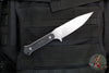 Blackside Customs Fedele X- Tanto Edge- Stonewash with Black G-10 Scales BSC-FX-SW-BLKG10