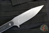 Blackside Customs Fedele X- Tanto Edge- Stonewash with Black G-10 Scales BSC-FX-SW-BLKG10