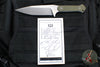 Blackside Customs Fedele X- Tanto Edge- Stonewash with OD Green G-10 Scales BSC-FX-SW-ODG10