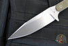 Blackside Customs Fedele X- Tanto Edge- Stonewash with OD Green G-10 Scales BSC-FX-SW-ODG10