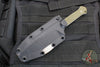 Blackside Customs Fedele X- Tanto Edge- Stonewash with OD Green G-10 Scales BSC-FX-SW-ODG10