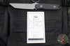 Blackside Customs Kimura Fixed Blade - Gray Matter Finish- Black G-10 Scales BSC-K1-GM-BLKG10