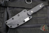 Blackside Customs Kimura Fixed Blade - Gray Matter Finish- Black G-10 Scales BSC-K1-GM-BLKG10
