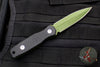 Blackside Customs Phase 7- Double Edge Dagger - Army Green with Black G-10 Scales BSC-P7-DE-ARMY