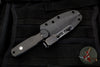 Blackside Customs Phase 7- Double Edge Dagger - Black with Carbon Fiber Scales BSC-P7-BLK-CF