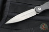 Blackside Customs Phase 7 Double Edge Dagger - Gray Matter with Carbon Fiber Scales BSC-P7-GRY-CF