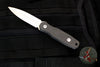Blackside Customs Phase 7- Double Edge Dagger - Stonewash with Carbon Fiber Scales BSC-P7-SW-CF