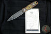 Blackside Customs Starlingear Colaboration- Copper Handled Phase 7- Double Edge Damascus Dagger - One Off Art Deco